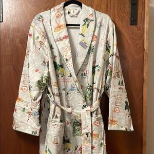 Pottery Barn x Elf flannel robe